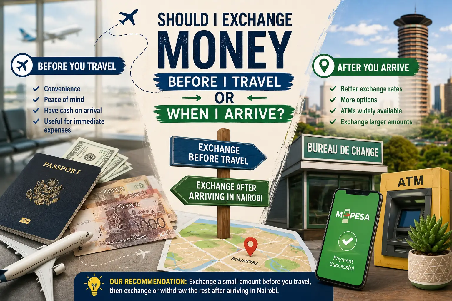 Should I Exchange Money Before I Travel or When I Arrive in Nairobi?