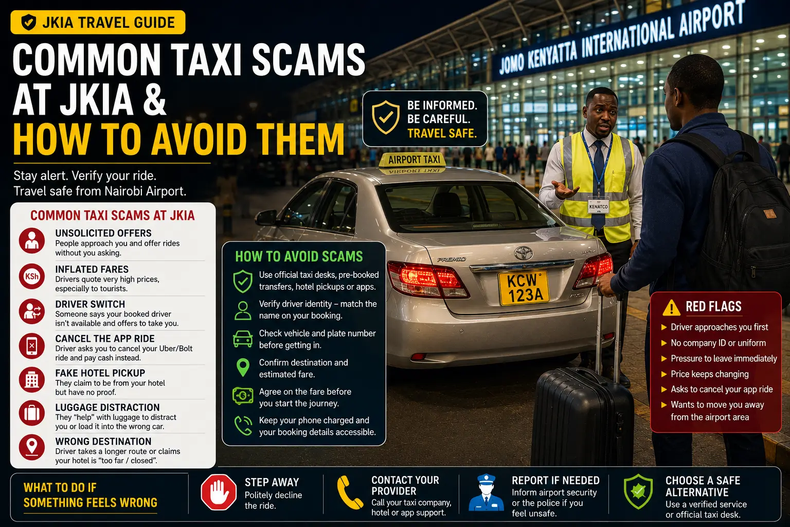 Common Taxi Scams at JKIA & How to Avoid Them